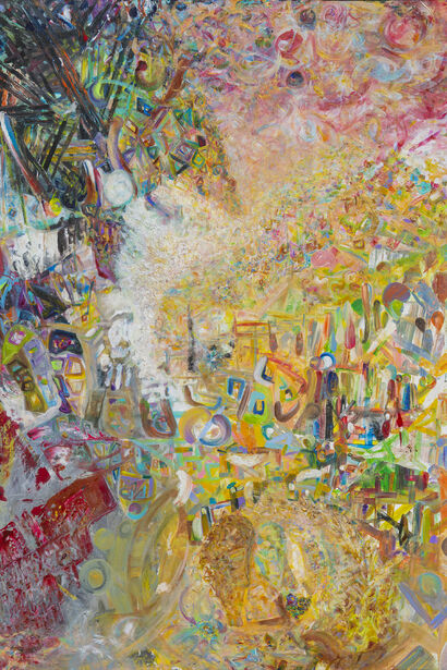 Sais-tu, tue s où..? (From the series “Ô, le monde sans oiseaux”) - a Paint Artowrk by Polina Teyrasse