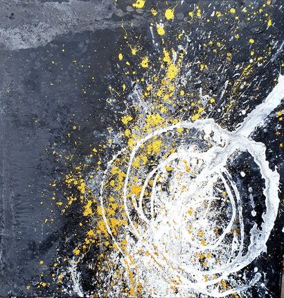 Spirals of life - A Paint Artwork by Martina Schepperle