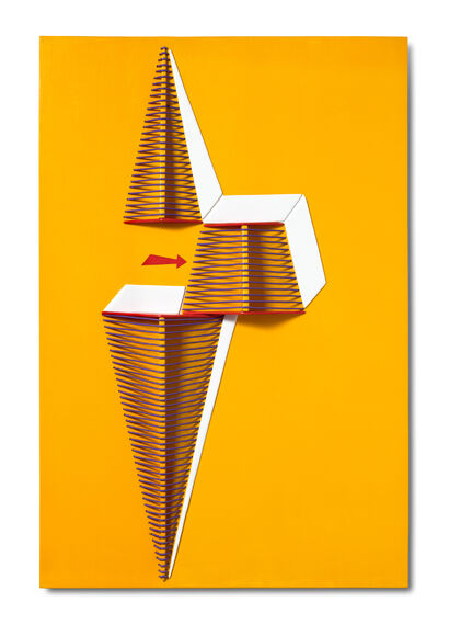 Sezione decentrata di prisma - a Sculpture & Installation Artowrk by Massimo Savio