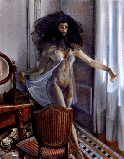 Il Trittico della Follia: la Follia - a Paintings Artwork by the.draughtmans.icon