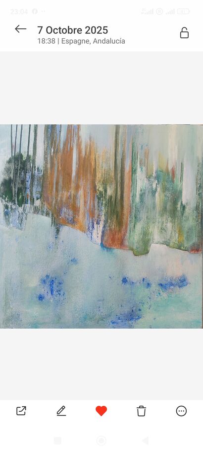 Winter in the forest.  - a Paint Artowrk by Miguel  Baena