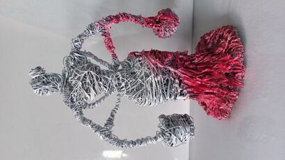 Burning Virgin - A Sculpture & Installation Artwork by Chelvina Sunglee
