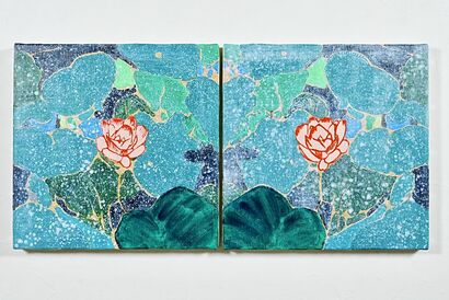 Growing from the mud, yet remaining pure - a Paint Artowrk by HsunArt