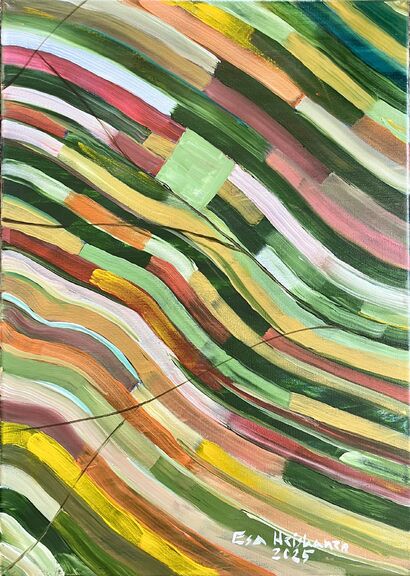 Polish fields - a Paint Artowrk by Esa Heiskanen