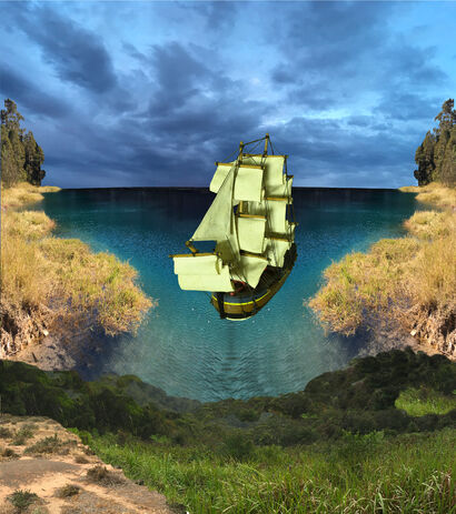 Between the Ship and the Shore - a Photographic Art Artowrk by @missingenuous