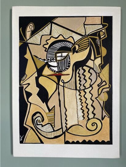 Silent roar - a Paint Artowrk by nasim molayani