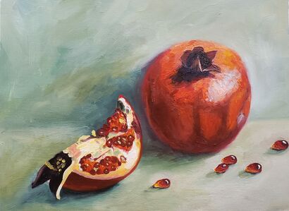 Pomegranate - a Paint Artowrk by Elena Belous