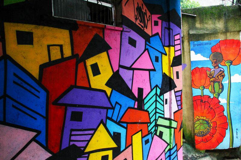 Handerson, Untitled and Alex Businaro, Untiled - Morro pela Arte Viva Projects  - a Urban Art by @morropelaarteviva