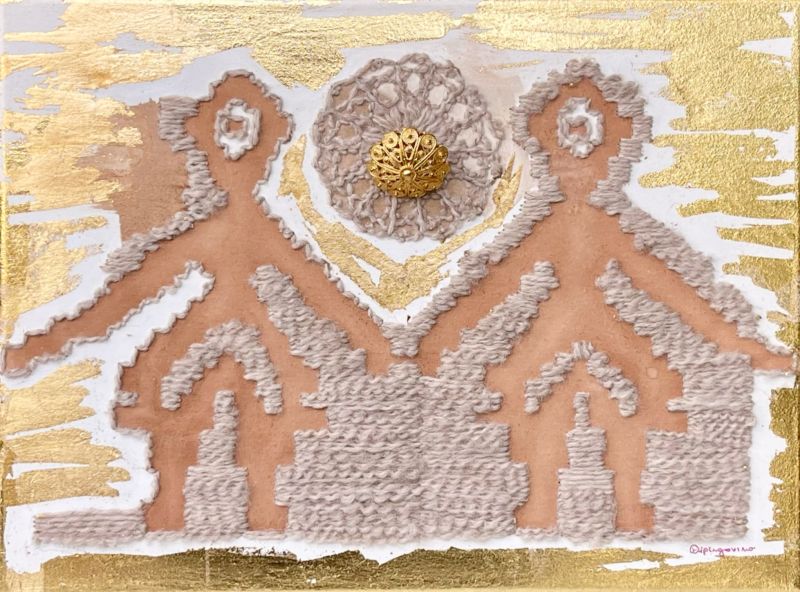 Panel II— Su Ballu Tundu | Traces - a Paintings by Dipingovino 