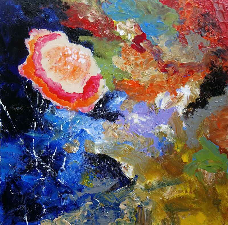 The Feelings of the Wildflowers - a Paint by Shahnaz Parveen