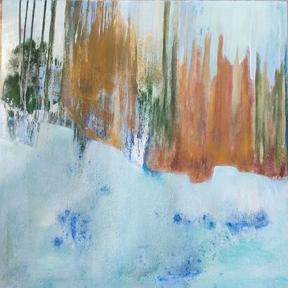 Winter in the forest.  - a Paint Artowrk by Miguel  Baena