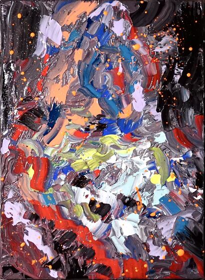 Time Basin – A Universe of Birth and Dissolution - a Paint Artowrk by HsunArt