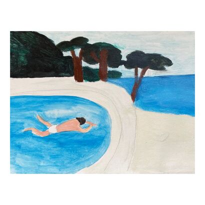 The Pool - a Paint Artowrk by he/him