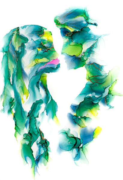  Silhouettes 1 - a Paint Artowrk by Anastacia Kevich