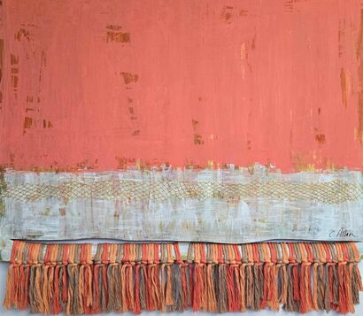 Coral and Light - a Paint Artowrk by Christine Allan