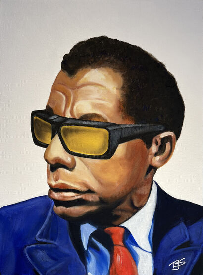 James Baldwin - A Paint Artwork by TJS