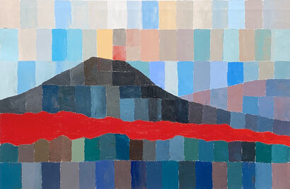 118 days in the volcano - A Paint Artwork by Garneret Stephane