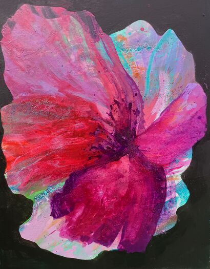 WILDFLOWER no.1 - a Paint Artowrk by Michalina Choroszczak