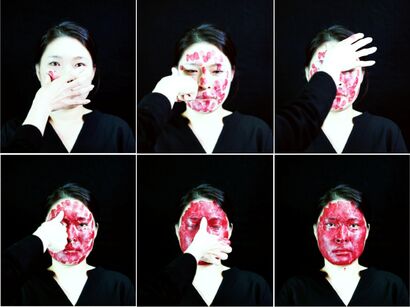 Knotting Face - a Video Art Artowrk by Heesoo Agnes Kim 