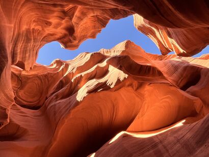 Antelope Canyon - a Photographic Art Artowrk by Megan Hunter