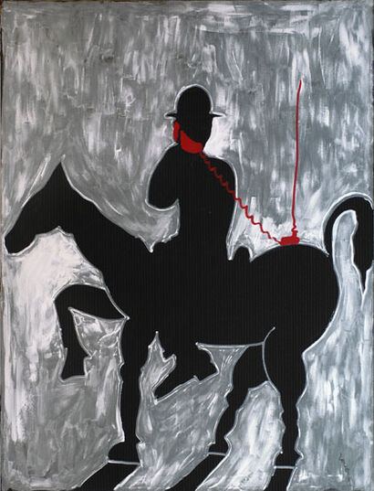 il cavaliere post futurista - a Art Design Artowrk by Dacus