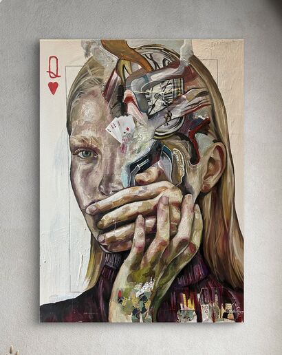 The Queen of Silence - a Paint Artowrk by Laura Sophie  Saß