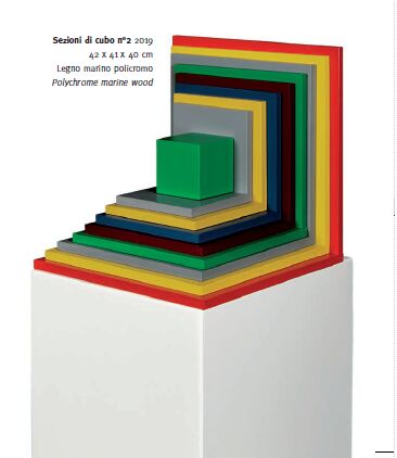 Sezione di cubo 2 - A Sculpture & Installation Artwork by Carmen Novaco