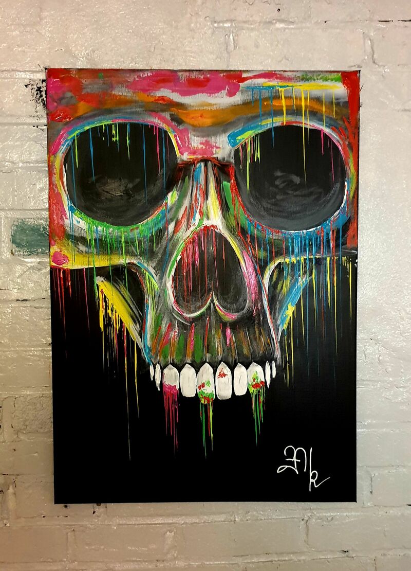 Colorskull #1 - a Paint by Zak