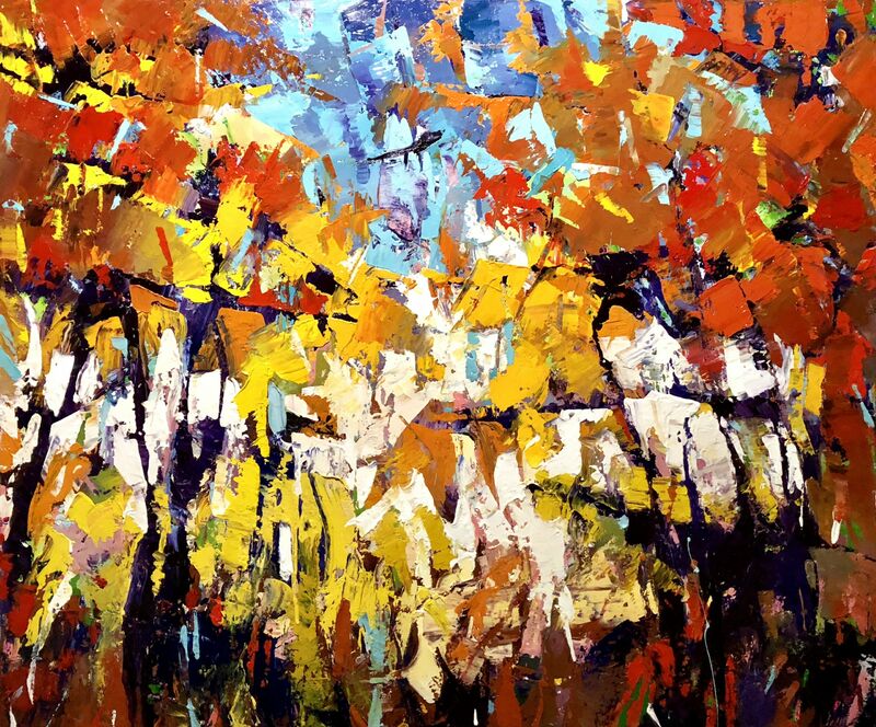 Golden Autumn - a Paint by Marta Kisiliczyk