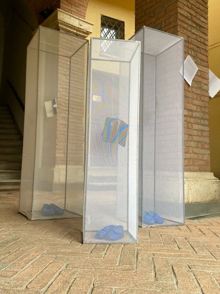 blu light  - a Sculpture & Installation by silvia ranchicchio