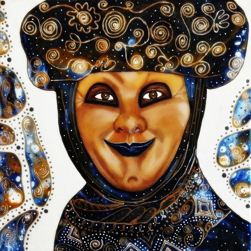 DOGE ( mask serie)  - a Paint by Elena Dilascio