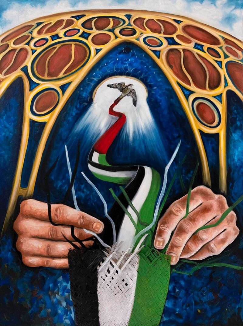 Hope of a Nation - UAE - a Paint by Maria Komal Abie