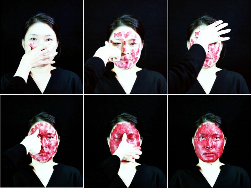 Knotting Face - a Video Art by Heesoo Agnes Kim 