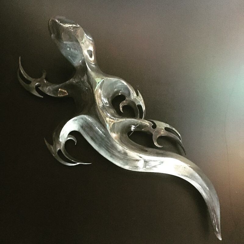 Mokomoko (Lizard) - a Sculpture & Installation by Jamie