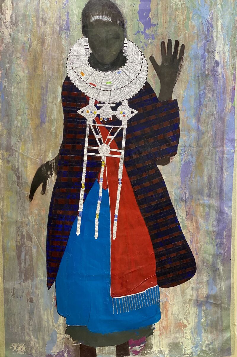 Masai women - a Paint by Rania Nahdi