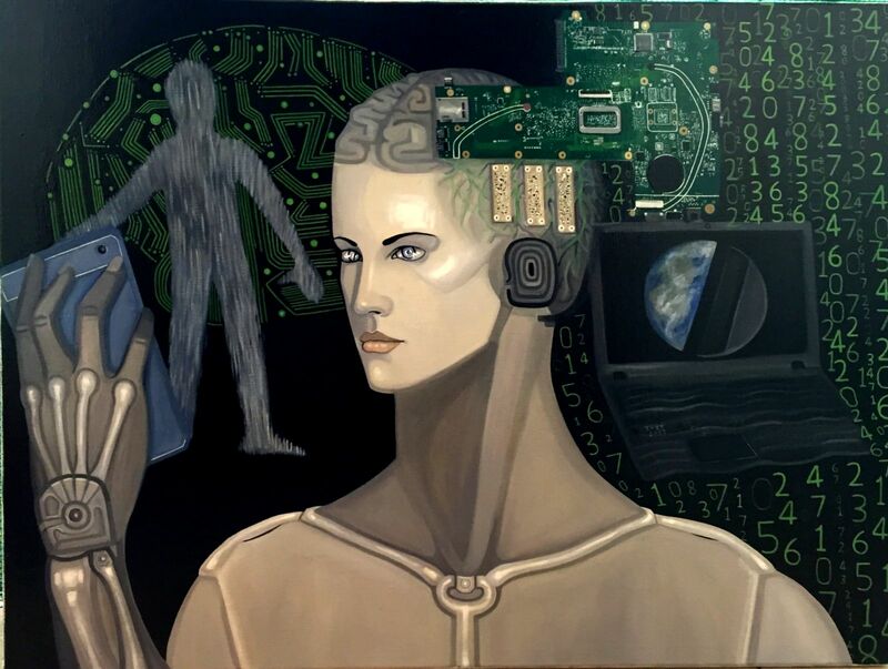 Artificial Intelligence - a Paint by Andy Acuz