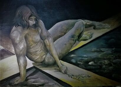 GETSEMAN: NEL DUBBIO E NEL TIMORE - A Paint Artwork by sergio valota