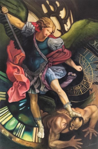 ARCANGELO MICHELE - a Paintings Artwork by ALBERTO GRIGGIO