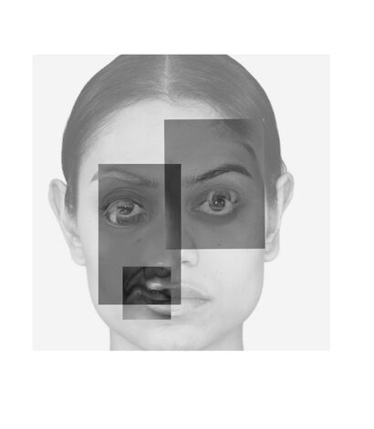 “ Split Composite Portrait” - a Digital Graphics and Cartoon Artowrk by Kubra Ates sari