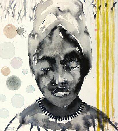 Nina - A Paint Artwork by Doemel Sybille