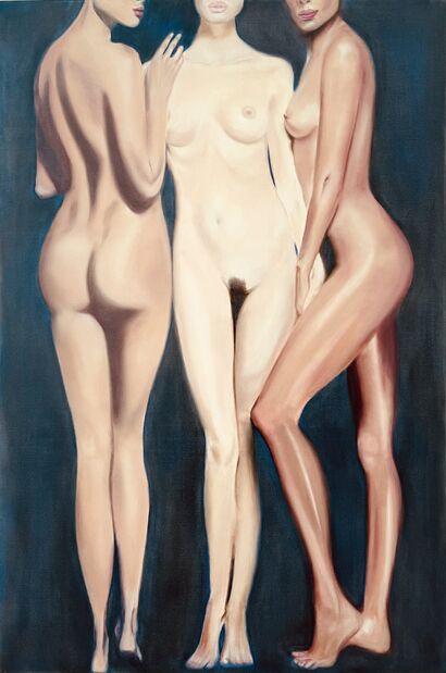 Le tre Baccanti - a Paint Artowrk by LAURACAROLINA
