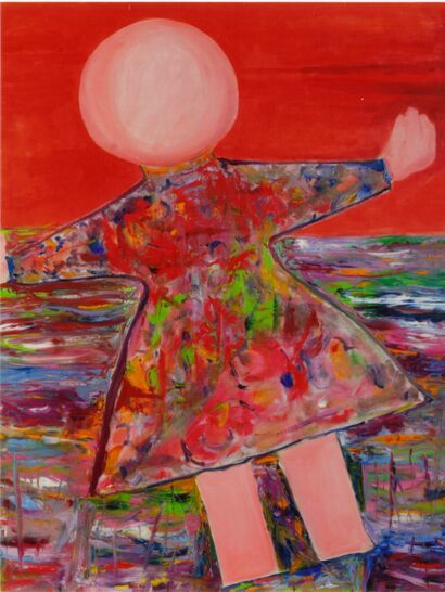 Bambina con braccia protese - a Paint Artowrk by Teresa Fagotto