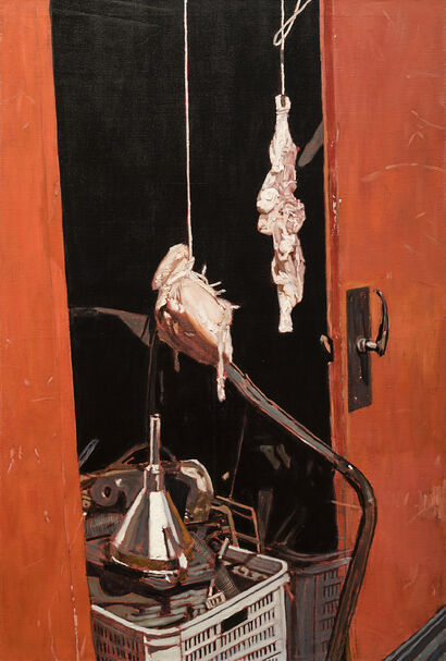Meat- scrap IV - A Paint Artwork by Sztuka