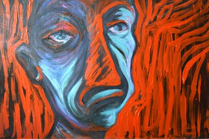 Face 102 - a Paint Artowrk by Andrea Lanfranchi