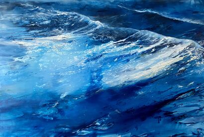 Deep Water 1 - a Paint Artowrk by Susanne Pohlmann