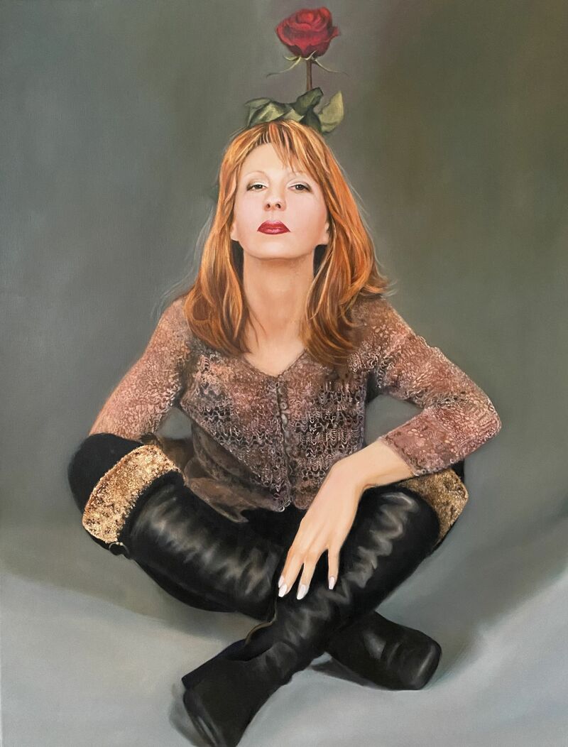 Portrait of beautiful Valentina  - a Paint by Dolgor.Art 
