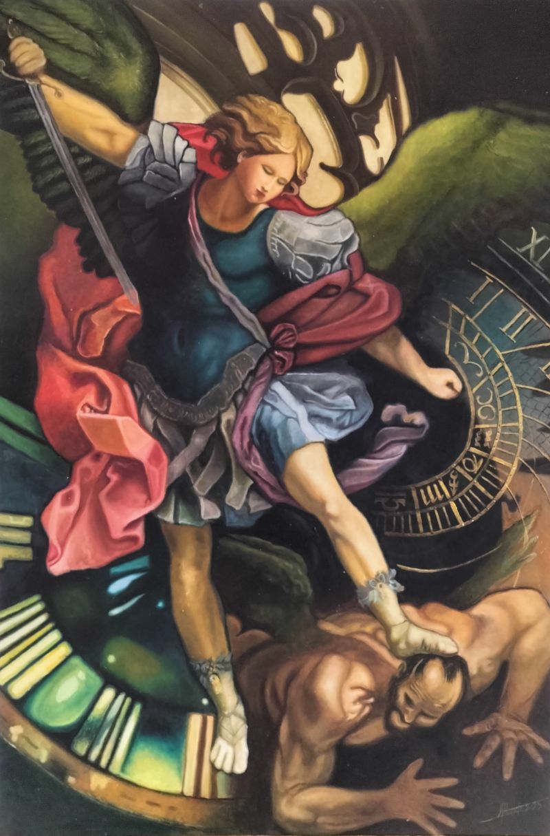 ARCANGELO MICHELE - a Paintings by ALBERTO GRIGGIO