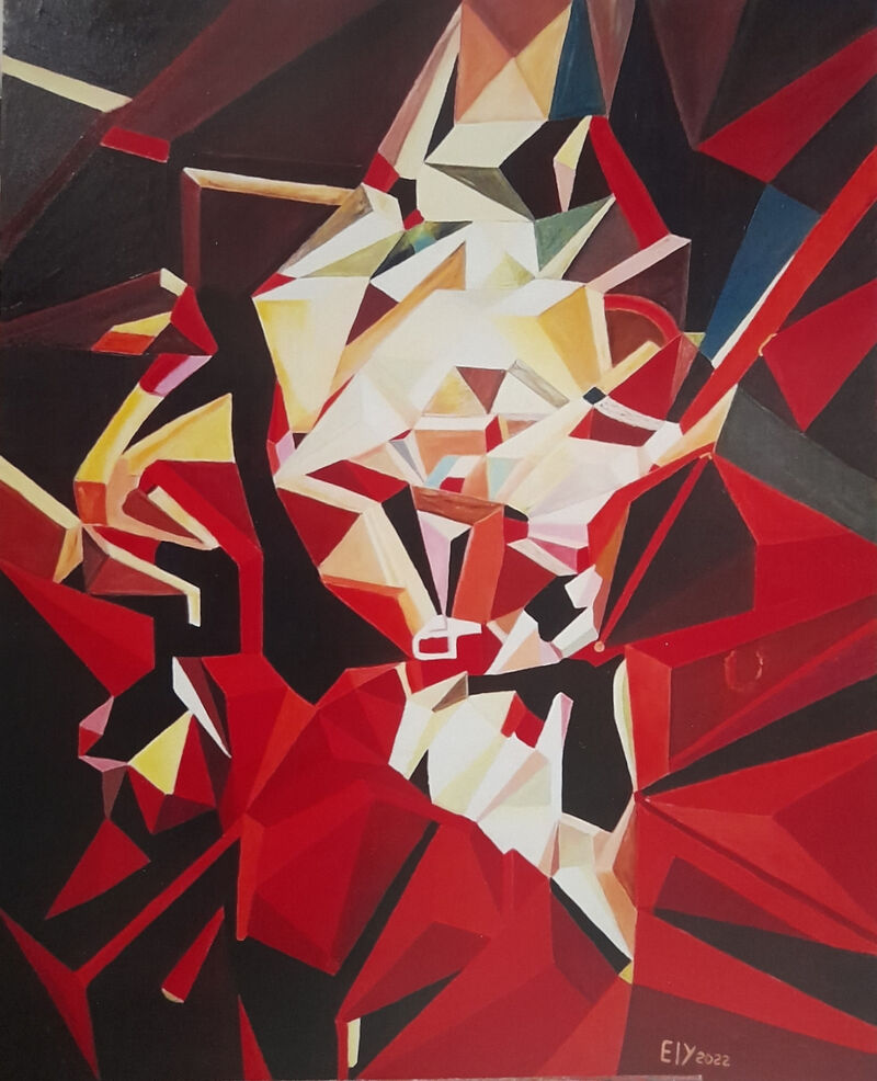 Rosa Astrale - a Paintings by Eliseo Lorenzetto 