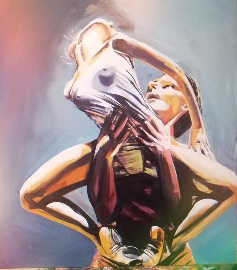 Pas de deux 2 - a Paintings by Paolo  Di Paolo 