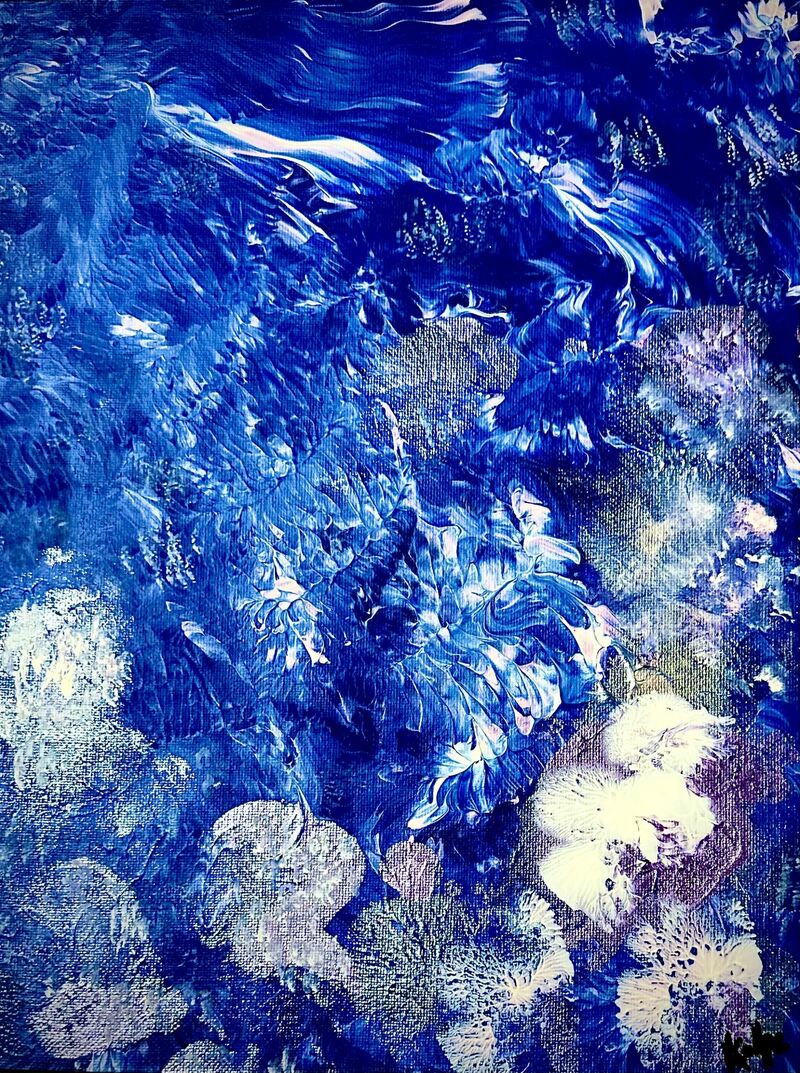 Occean Depth - a Paint by usha kolpe ushakolpe